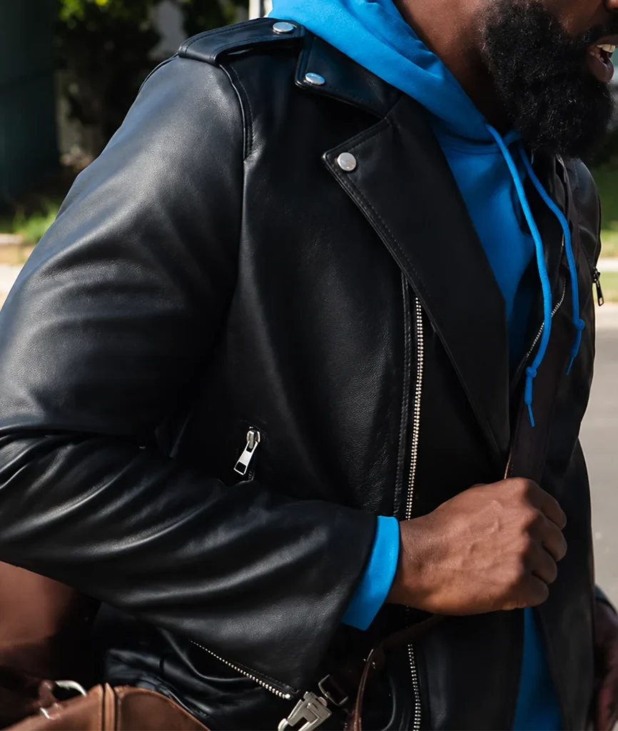 Unexpected-Christmas-2025-Michael-Black-Biker-Jacket