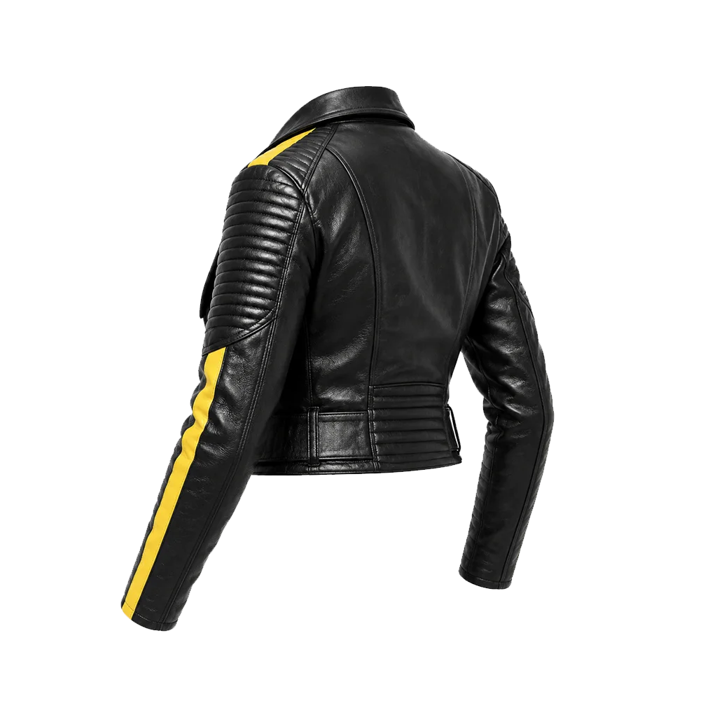 WWE Becky Lynch Black Leather Jacket - Image 2