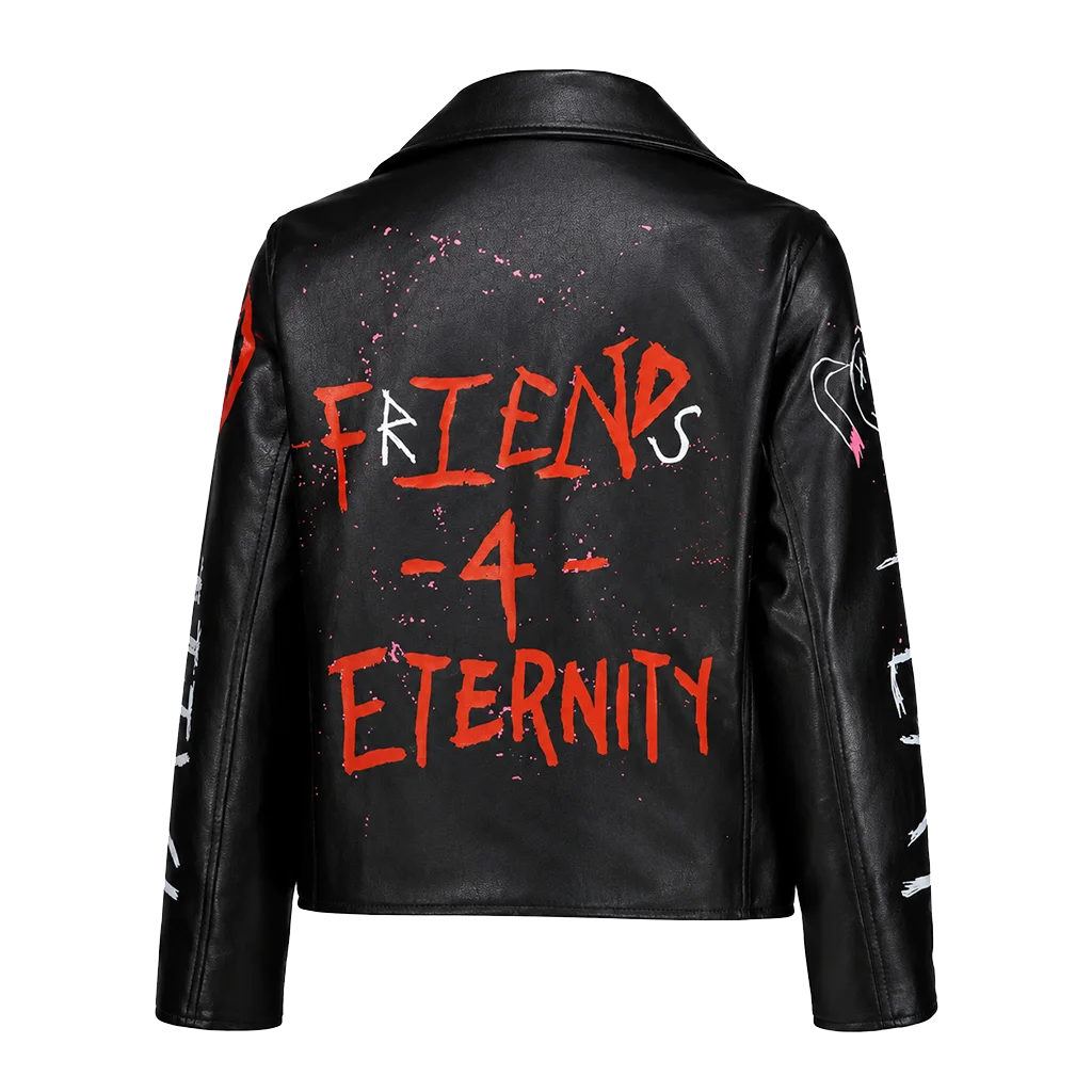 Alexa Bliss Friends for Eternity Black Leather Jacket - Image 2