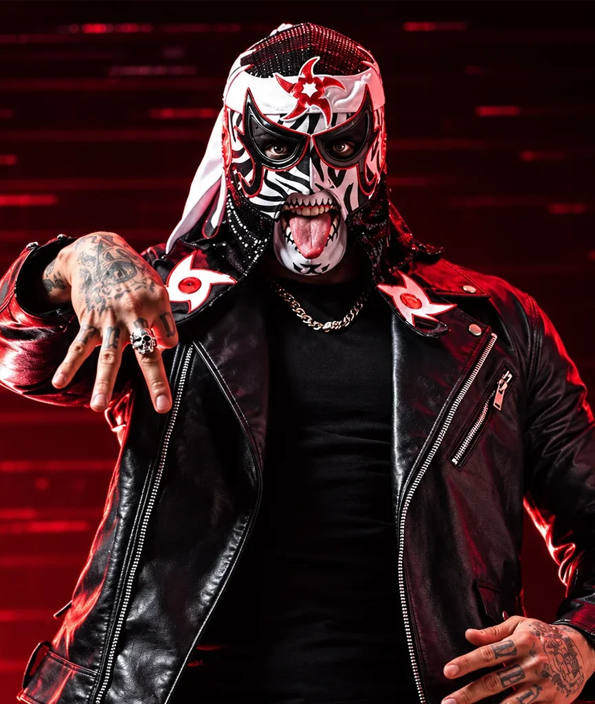 WWE-Wrestler-Penta-Black-Leather-Jacket