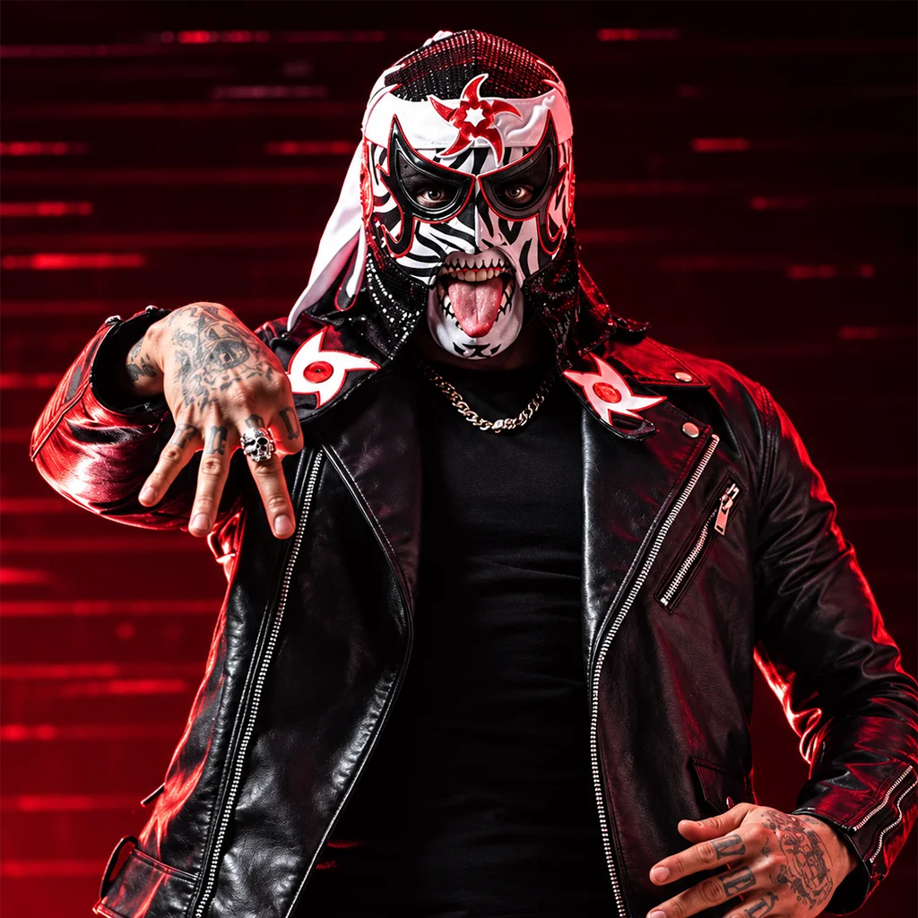 WWE-Wrestler-Penta-Black-Leather-Jacket - Image 2