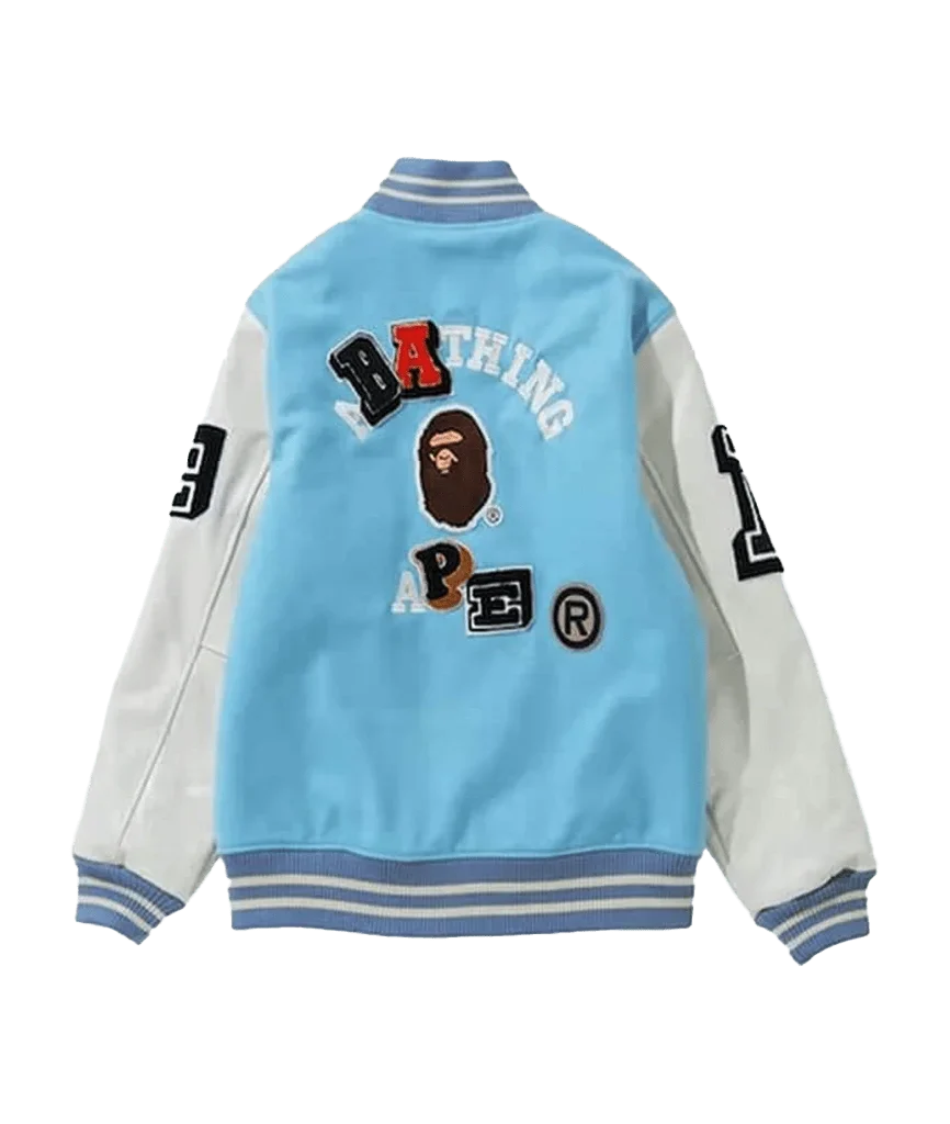 A Bathing Ape BAPE 1993 Ape Head Classic Varsity Jacket