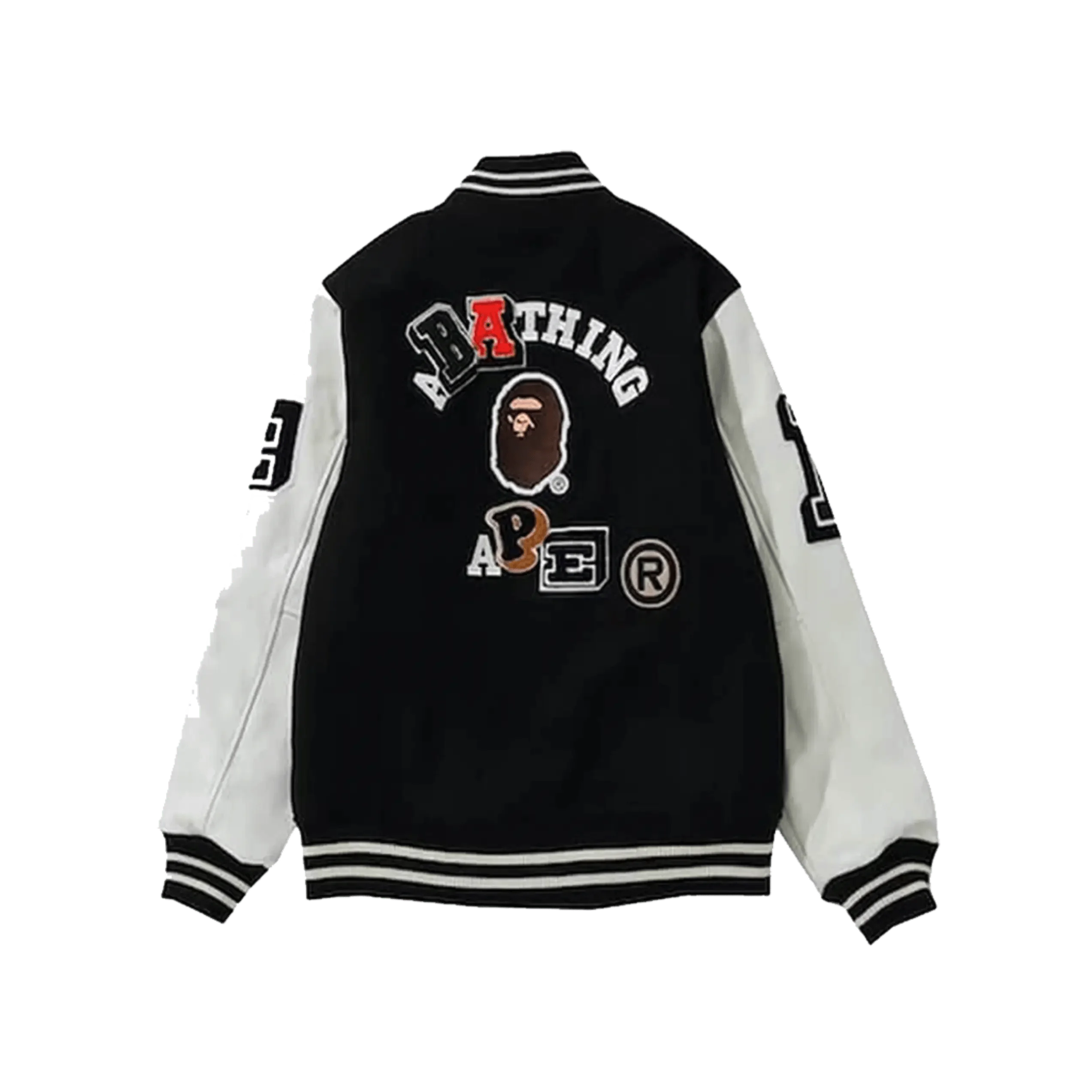 A Bathing Ape BAPE 1993 Ape Head Classic Varsity Jacket