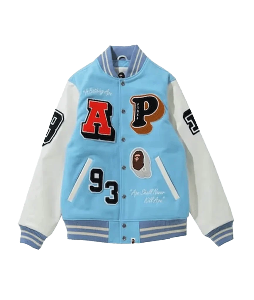 A Bathing Ape BAPE 1993 Ape Head Classic Varsity Jacket