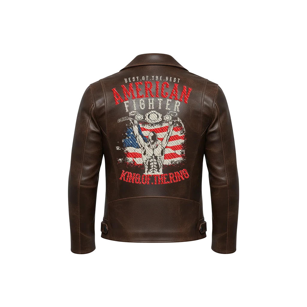 American Fighter King of the Ring Leather Jacket