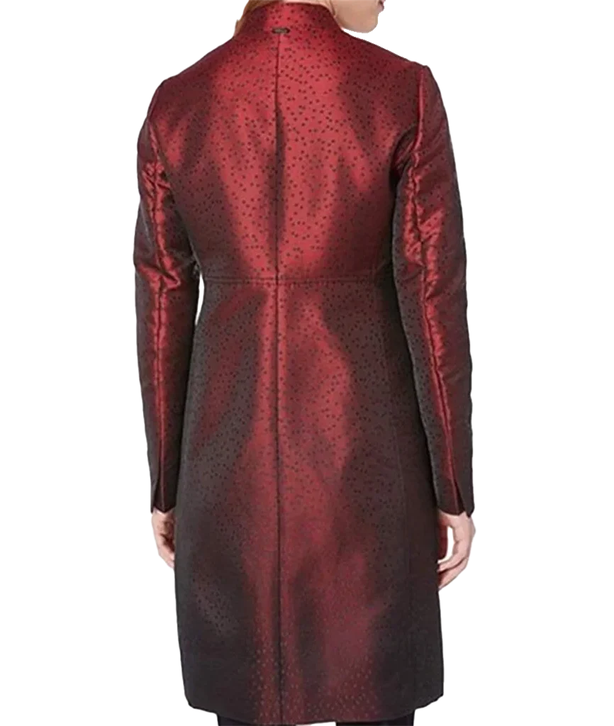 Anne Klein Women’s Metallic Red Topper Jacket