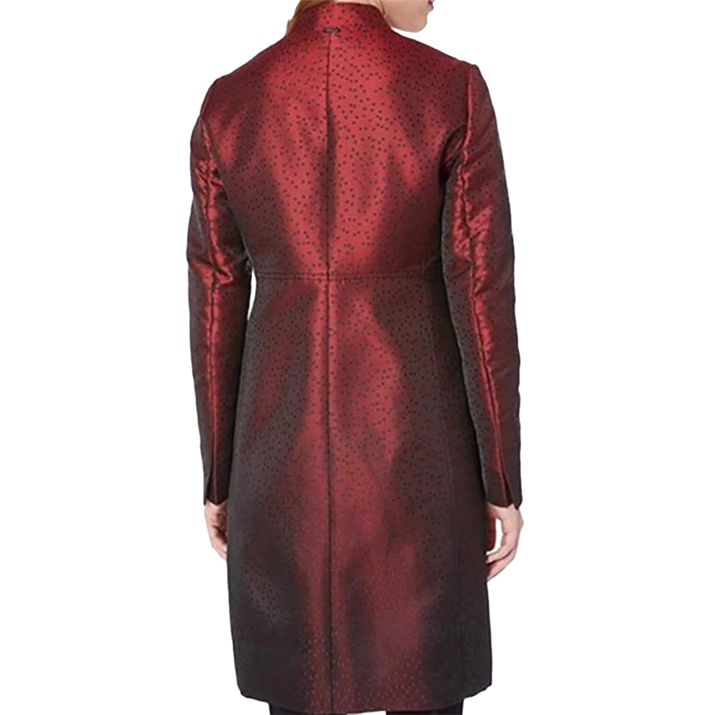 Anne Klein Women’s Metallic Red Topper Jacket