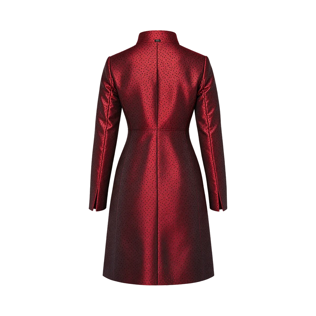 Anne Klein Women’s Metallic Red Topper Jacket