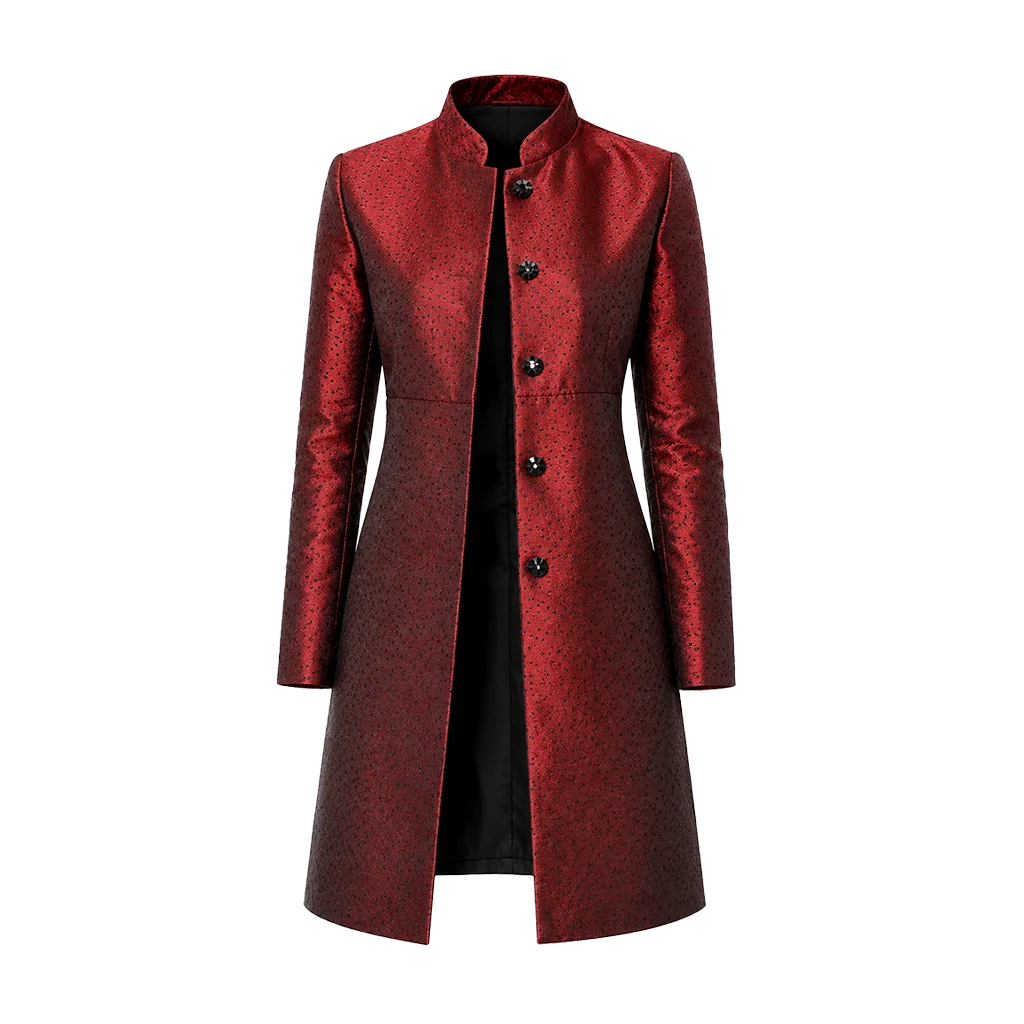 Anne Klein Women’s Metallic Red Topper Jacket