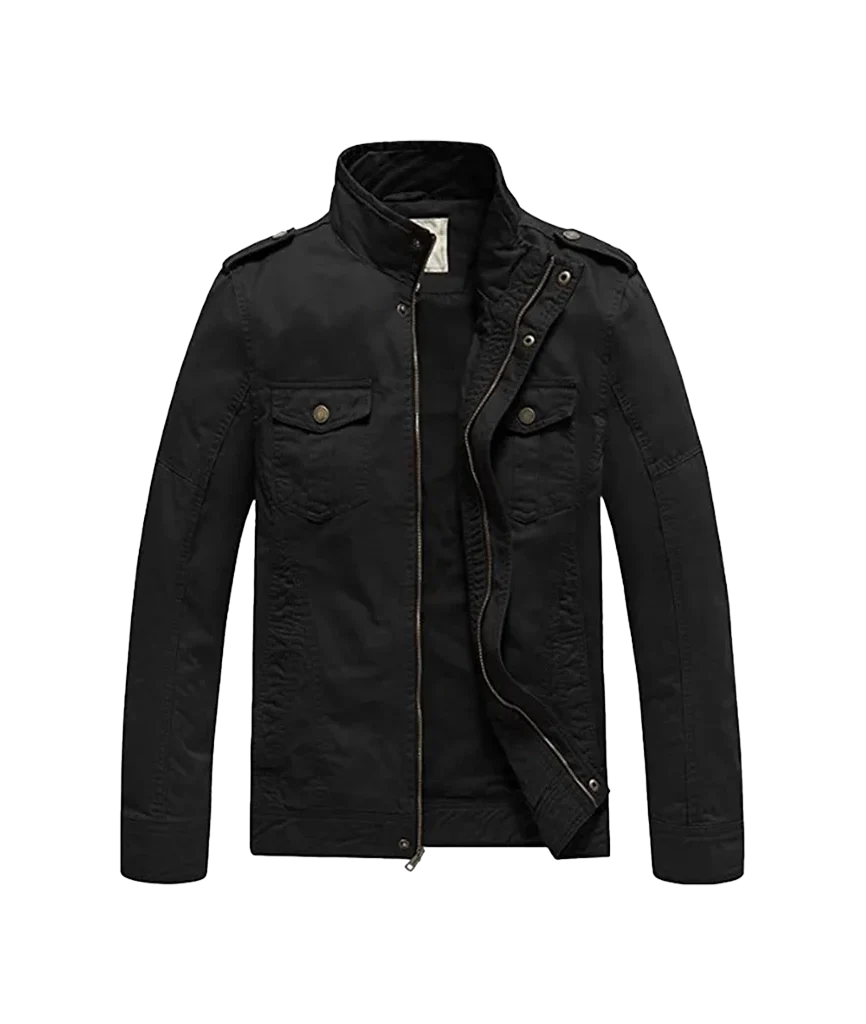 Men’s Lightweight Cotton Military Field Jacket