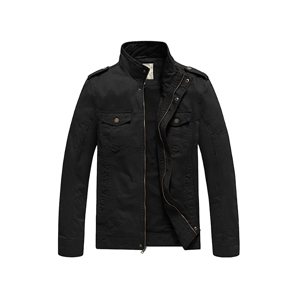 Men’s Lightweight Cotton Military Field Jacket