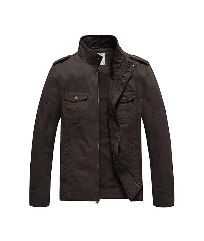 Men’s Lightweight Cotton Military Field Jacket