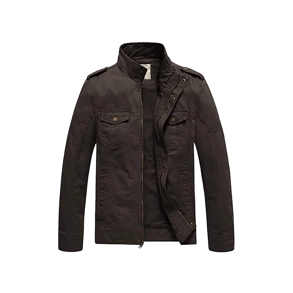 Men’s Lightweight Cotton Military Field Jacket