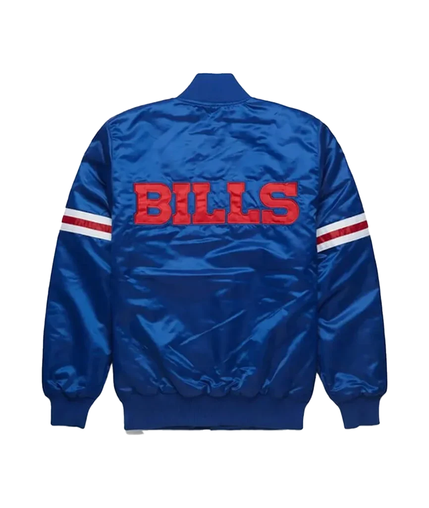 Buffalo Bills Starter Pick & Roll Royal Satin Jacket