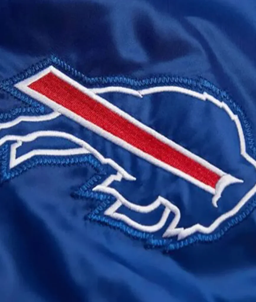 Buffalo Bills Starter Pick & Roll Royal Satin Jacket