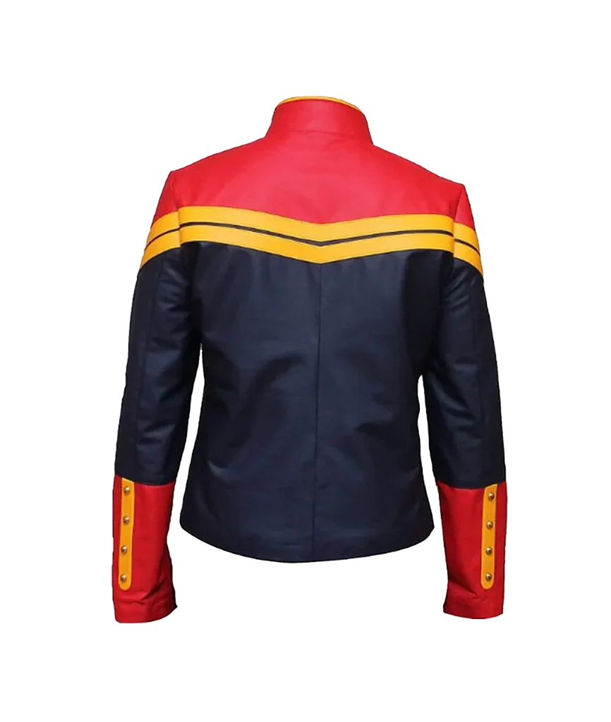 Women’s Captain Marvel Cosplay Leather Jacket