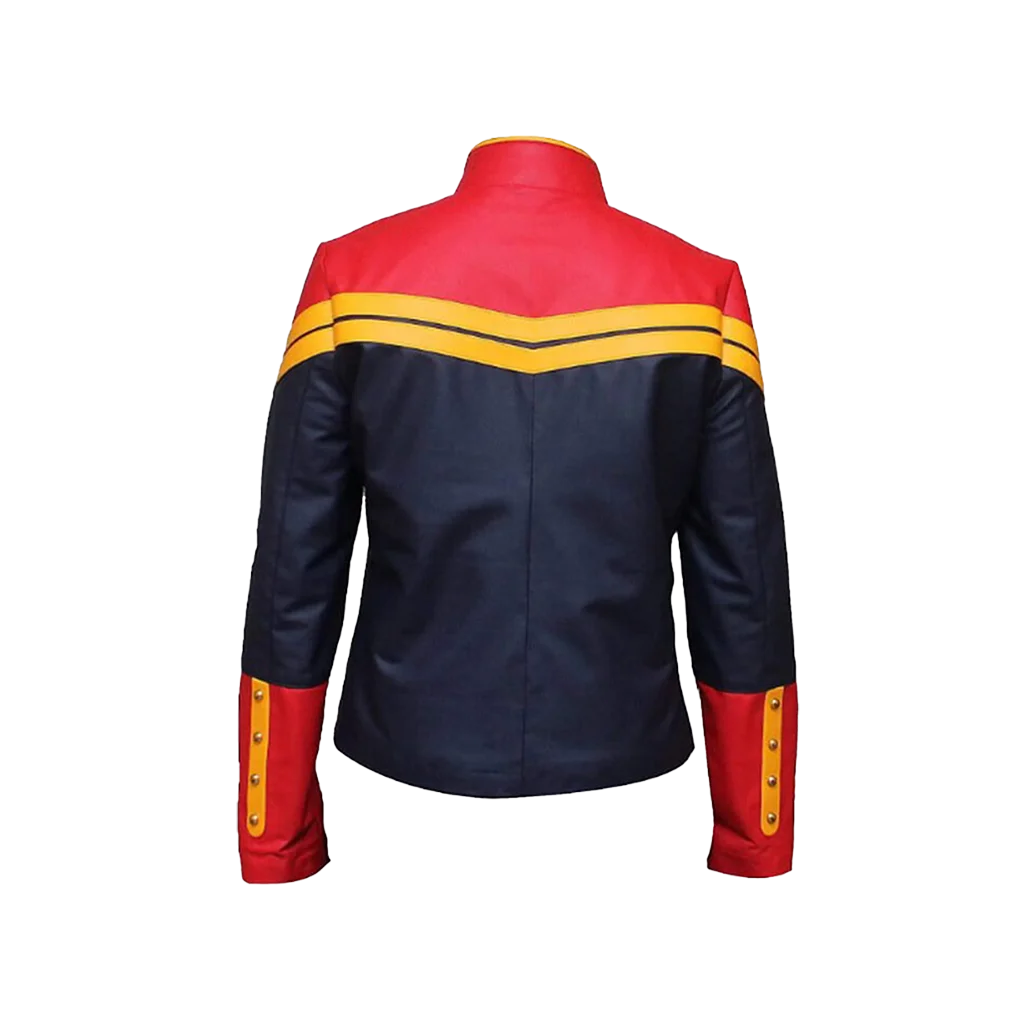Women’s Captain Marvel Cosplay Leather Jacket