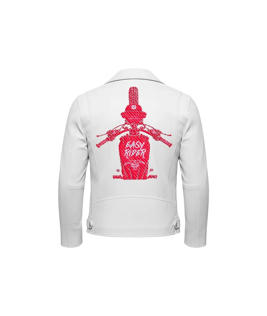 Easy Rider Red Chopper Leather Jacket