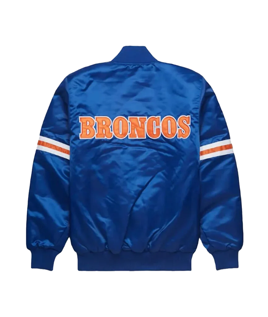 Denver Broncos HOMAGE x Starter Satin Bomber Jacket