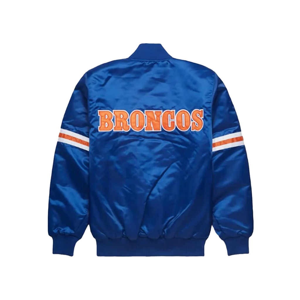 Denver Broncos HOMAGE x Starter Satin Bomber Jacket