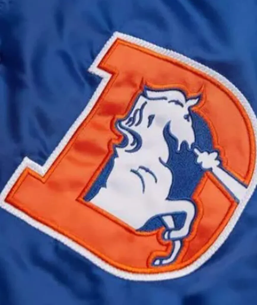 Denver Broncos HOMAGE x Starter Satin Bomber Jacket
