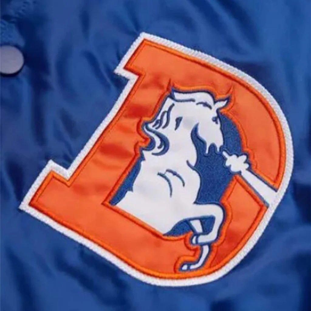 Denver Broncos HOMAGE x Starter Satin Bomber Jacket
