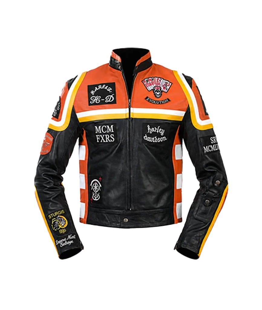 Harley Davidson Marlboro Man Leather Motorcycle Jacket