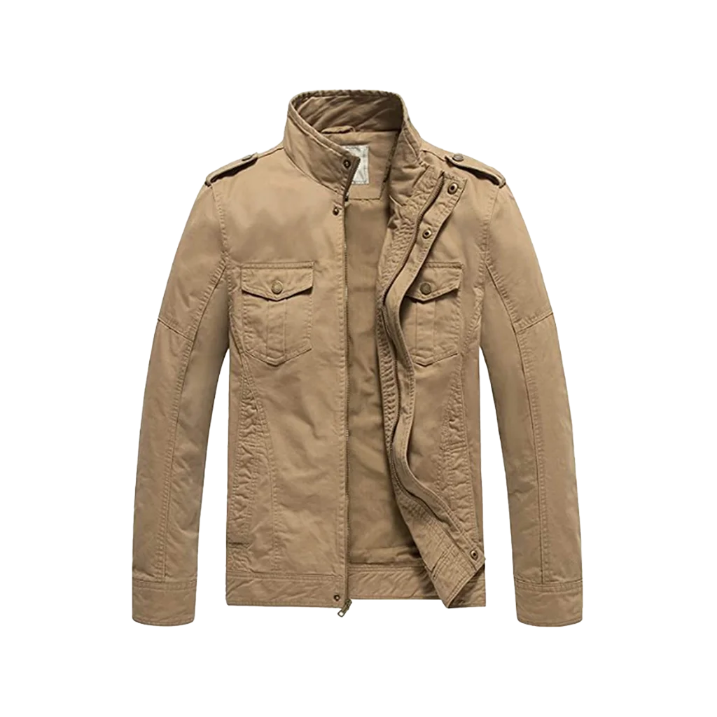Men’s Lightweight Cotton Military Field Jacket