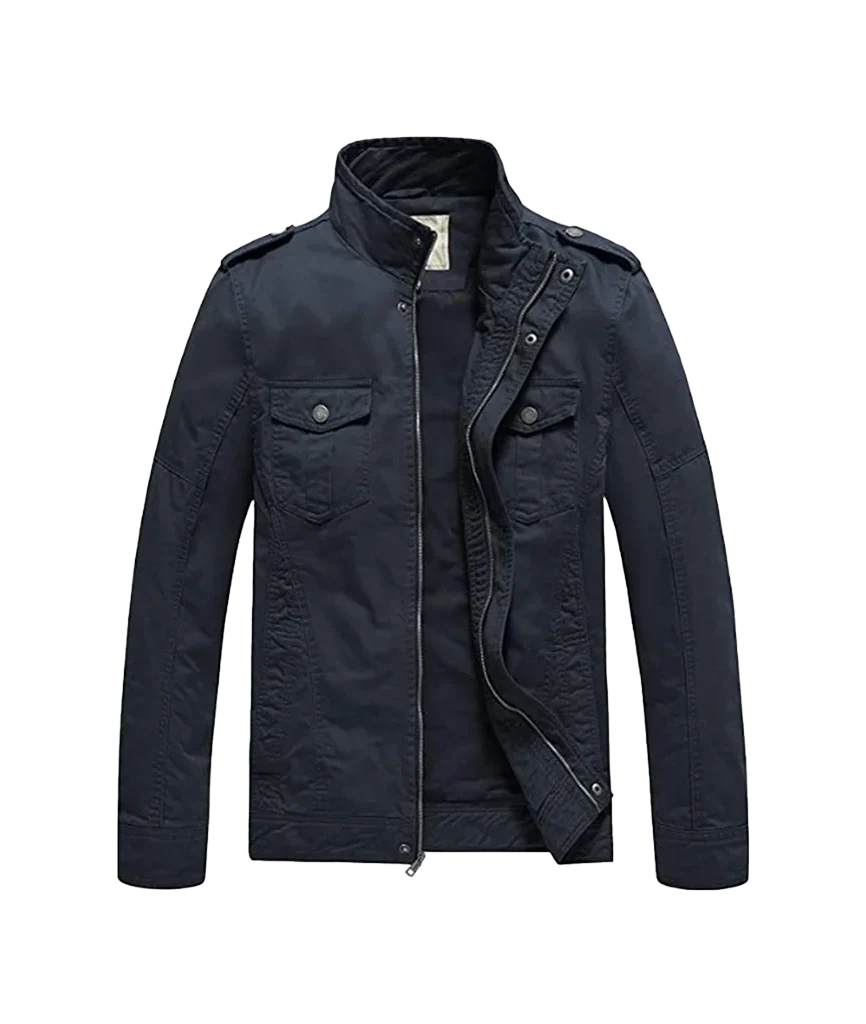 Men’s Lightweight Cotton Military Field Jacket