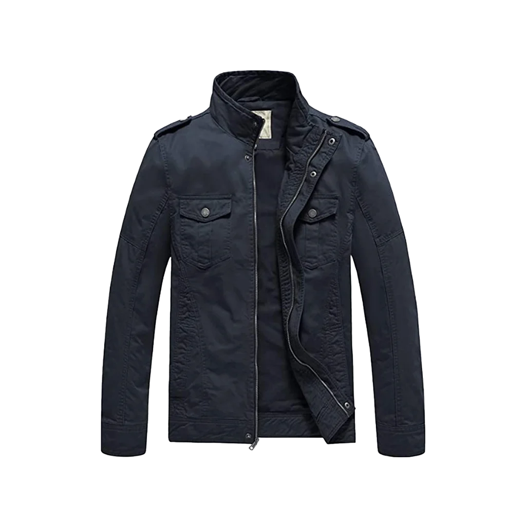 Men’s Lightweight Cotton Military Field Jacket