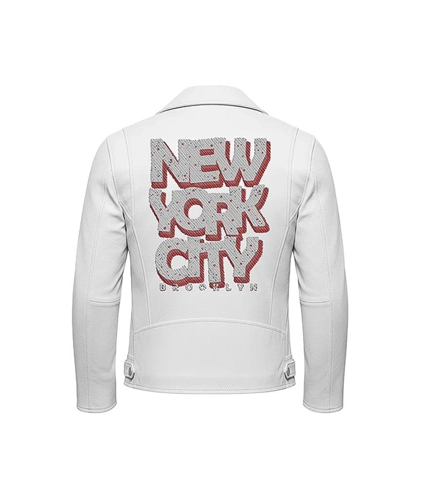 New York City Brooklyn Leather Moto Jacket