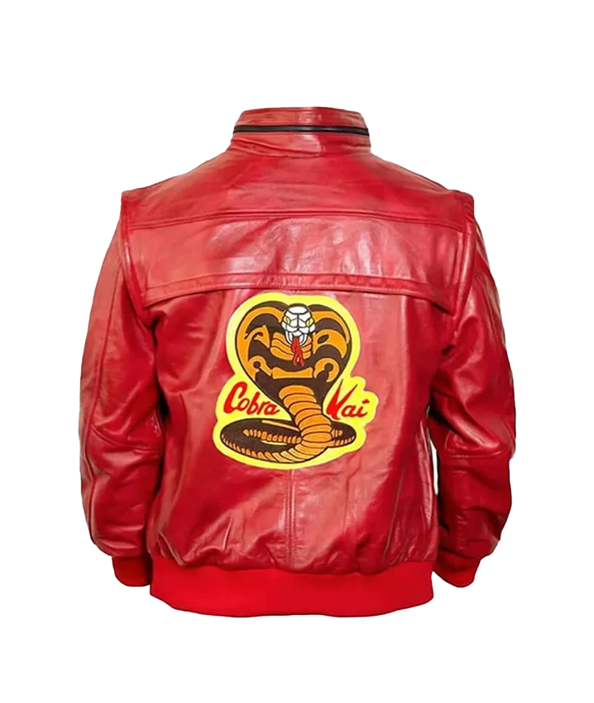 Men’s Red Cobra Kai Johnny Lawrence Leather Jacket