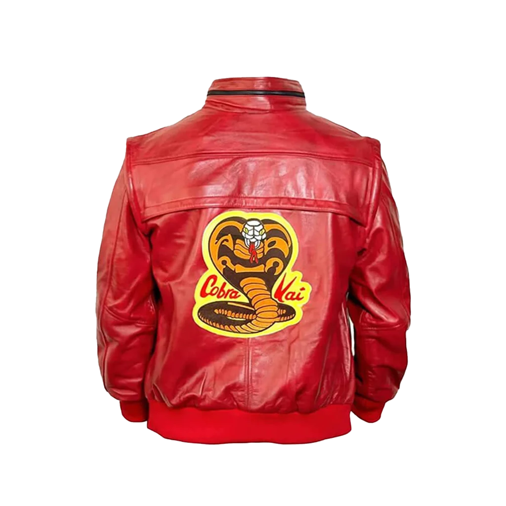 Men’s Red Cobra Kai Johnny Lawrence Leather Jacket