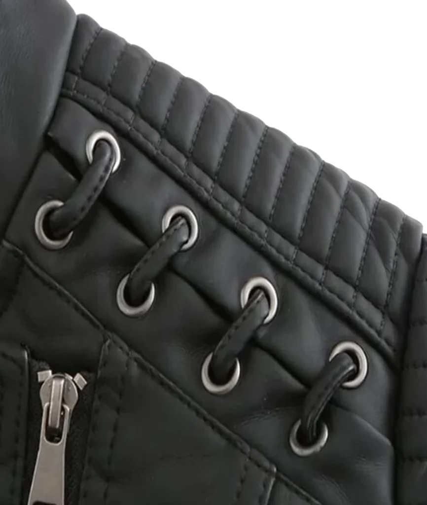 Women’s Black Asymmetrical Moto Jacket