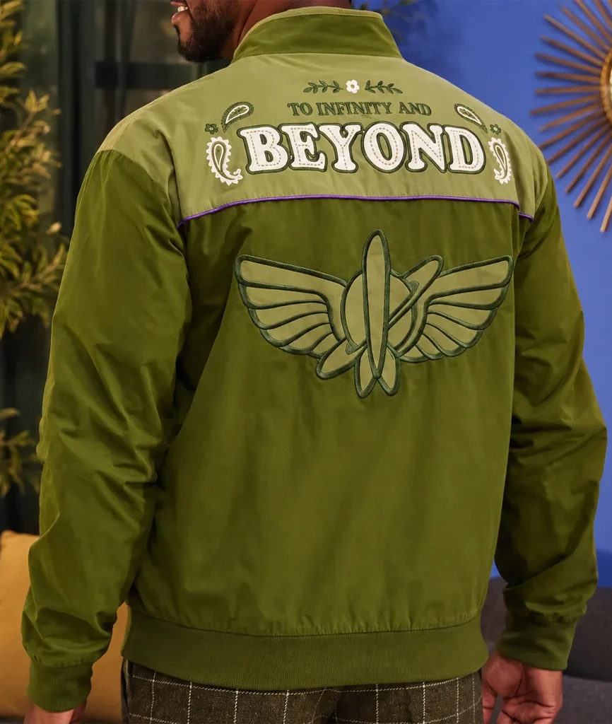 Buzz Lightyear Toy Story 5 Unisex Green Western Windbreaker