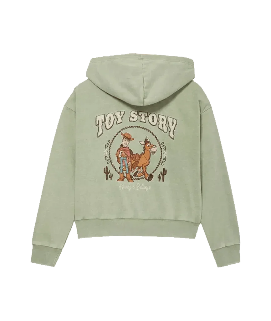 Woody Toy Story 5 Tom Hanks Green Cropped Hoodie