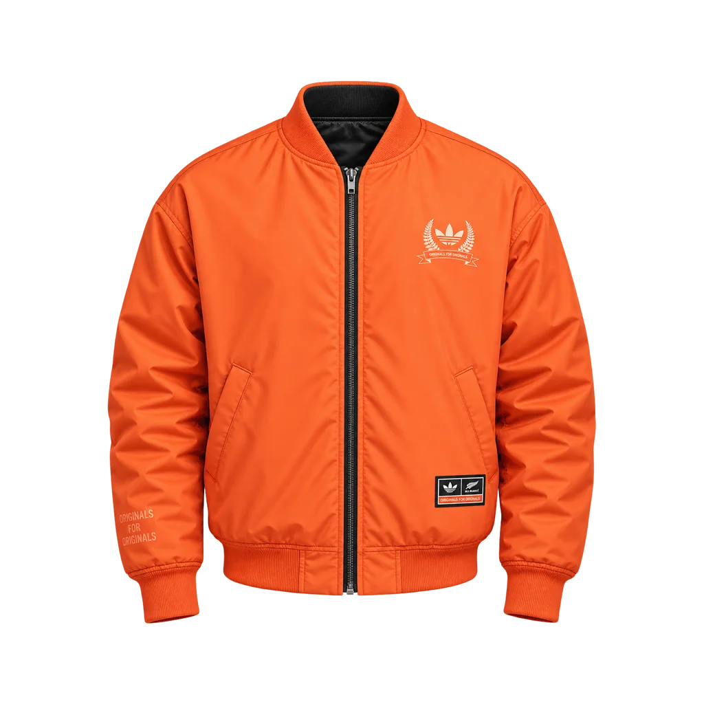 Men’s Adidas Originals x All Blacks Reversible Team Bomber Jacket