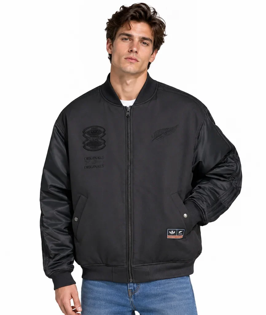 Men’s Adidas Originals x All Blacks Reversible Team Bomber Jacket