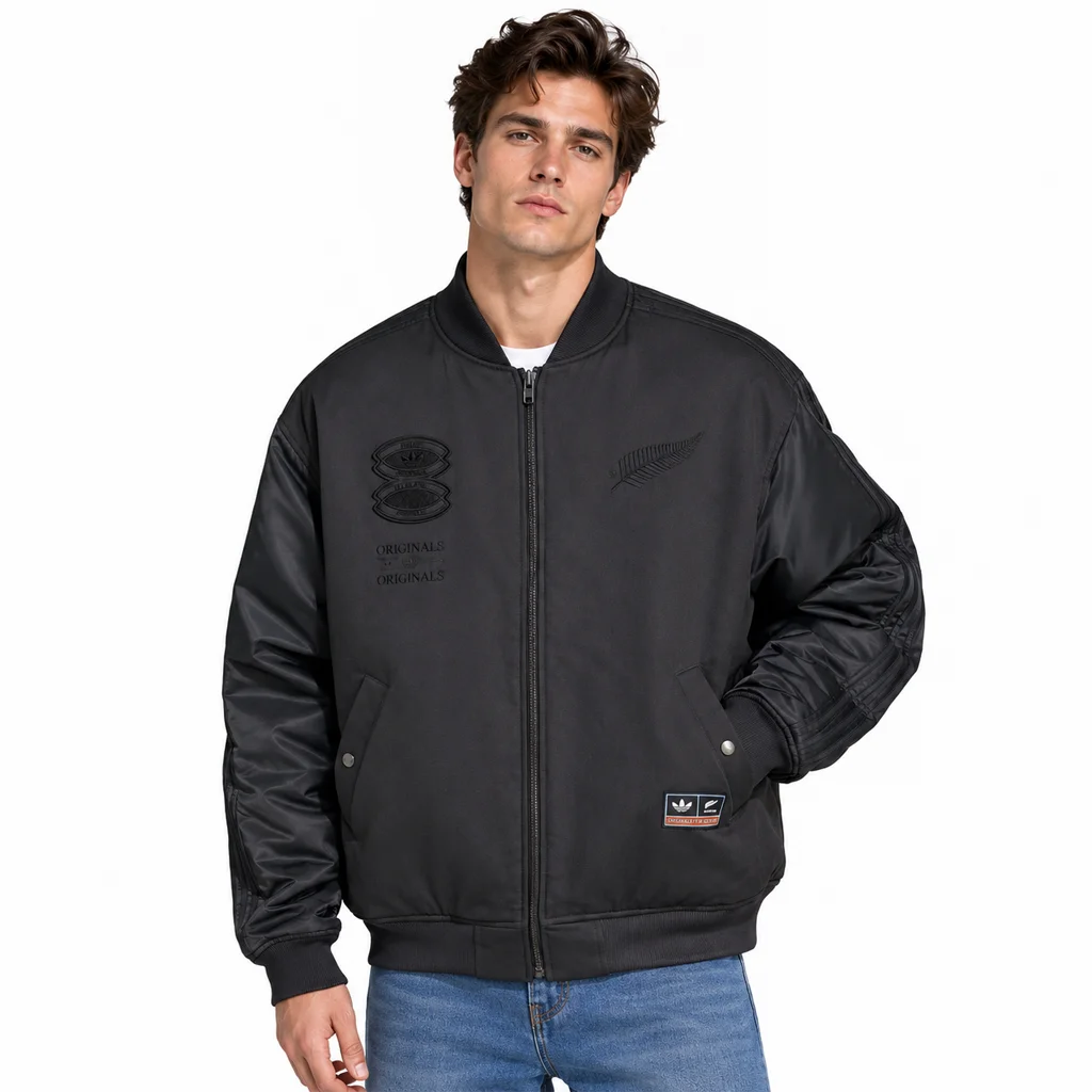 Men’s Adidas Originals x All Blacks Reversible Team Bomber Jacket