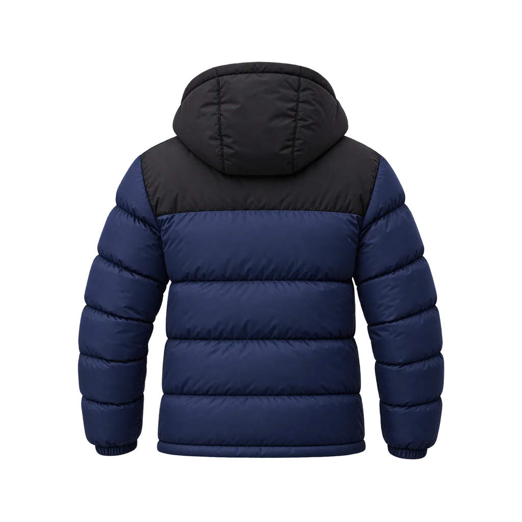 Aadesh Chopra Suspicion 2022 Kunal Nayyar Blue Puffer Jacket