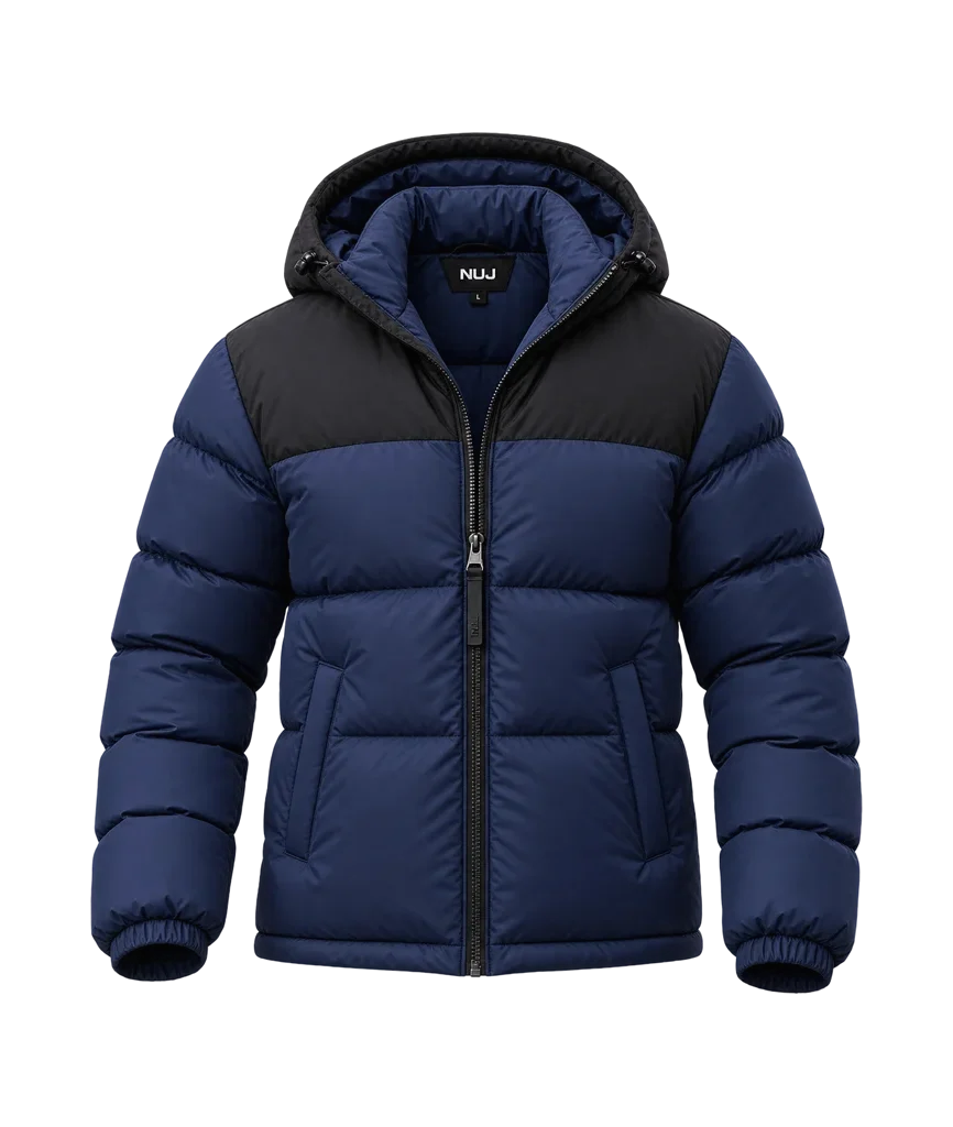 Aadesh Chopra Suspicion 2022 Kunal Nayyar Blue Puffer Jacket