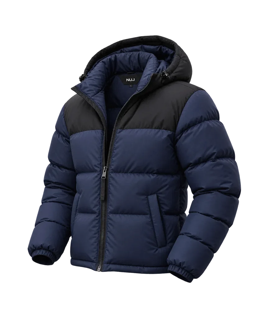 Aadesh Chopra Suspicion 2022 Kunal Nayyar Blue Puffer Jacket
