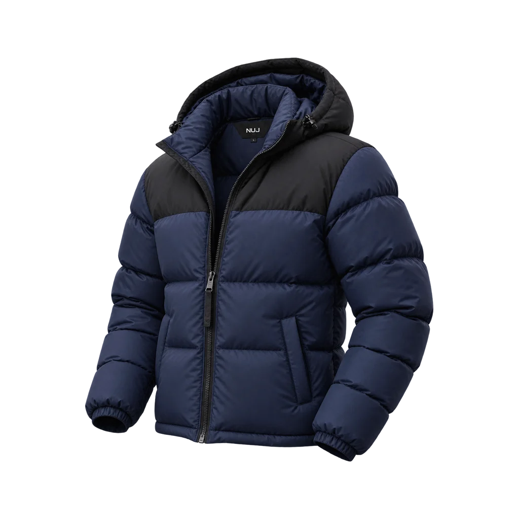 Aadesh Chopra Suspicion 2022 Kunal Nayyar Blue Puffer Jacket