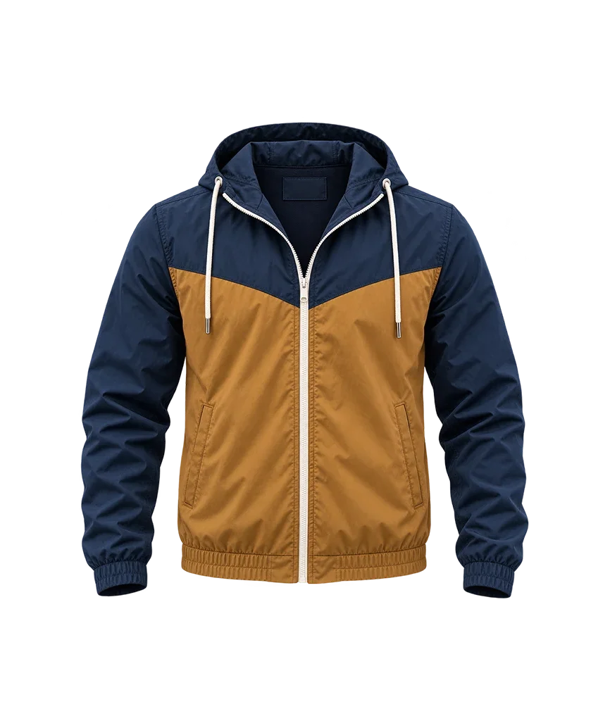 Bumper in Berlin Adam DeVine Colorblock Hooded Jacket