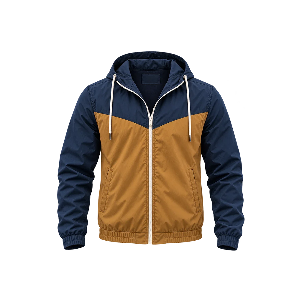 Bumper in Berlin Adam DeVine Colorblock Hooded Jacket