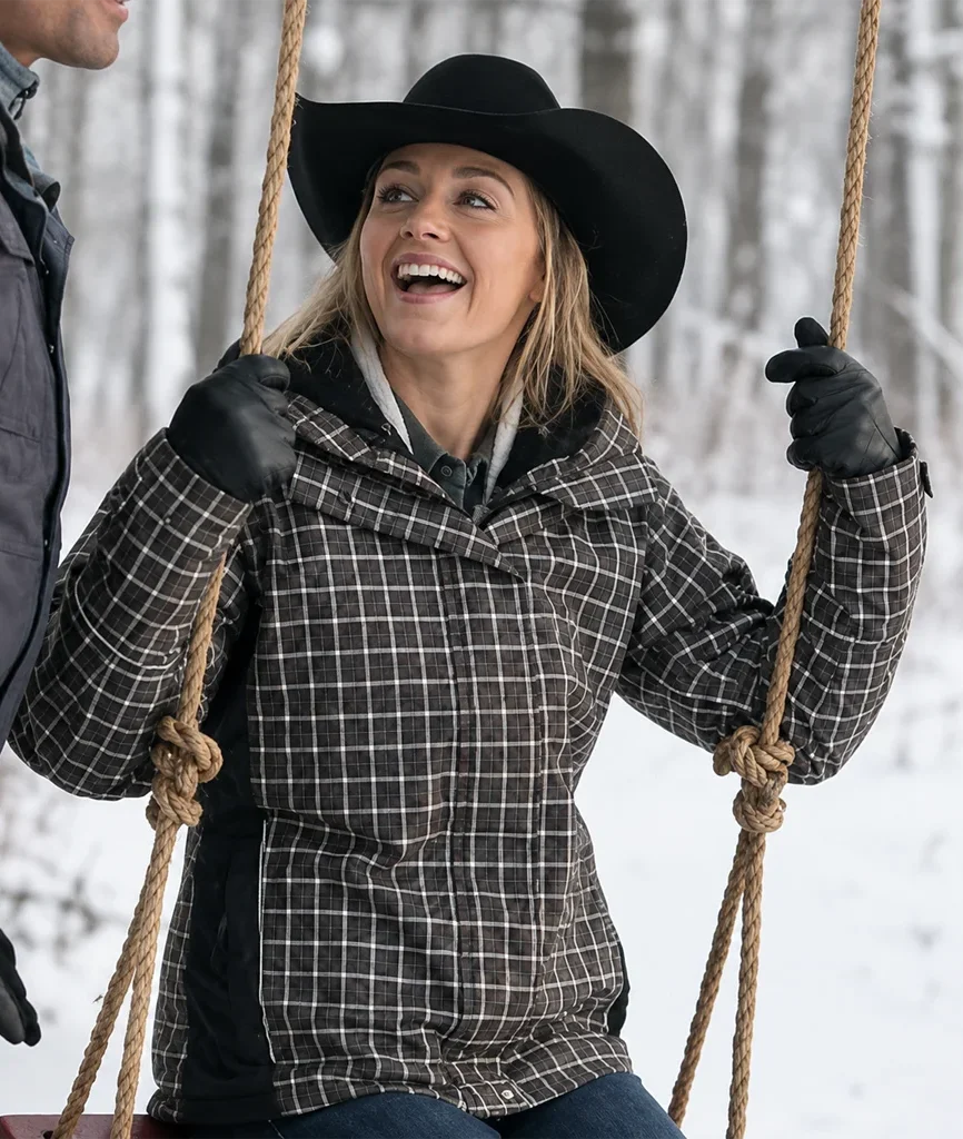 Amber Marshall Heartland Amy Fleming Flannel Jacket
