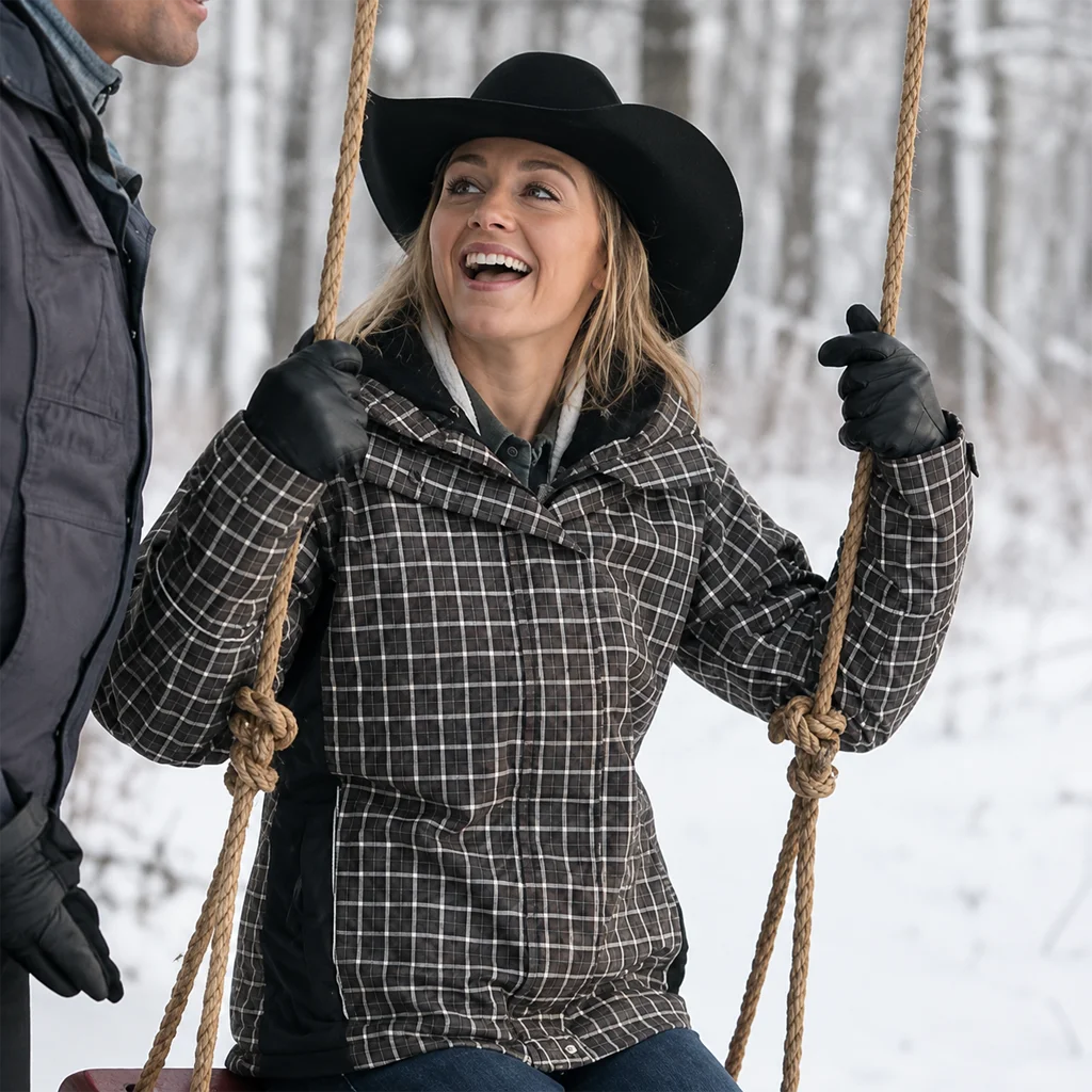 Amber Marshall Heartland Amy Fleming Flannel Jacket