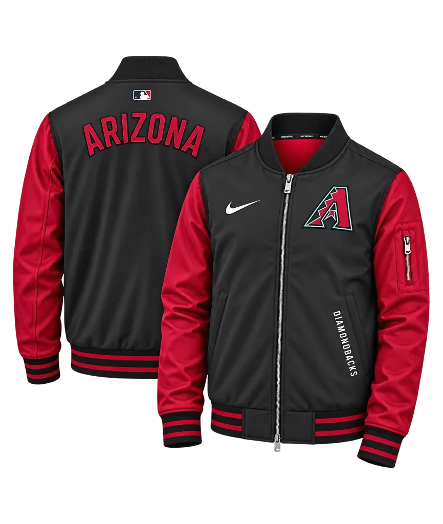 Men’s Nike Arizona Diamondbacks Dugout Bomber Jacket