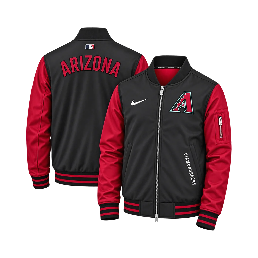 Men’s Nike Arizona Diamondbacks Dugout Bomber Jacket