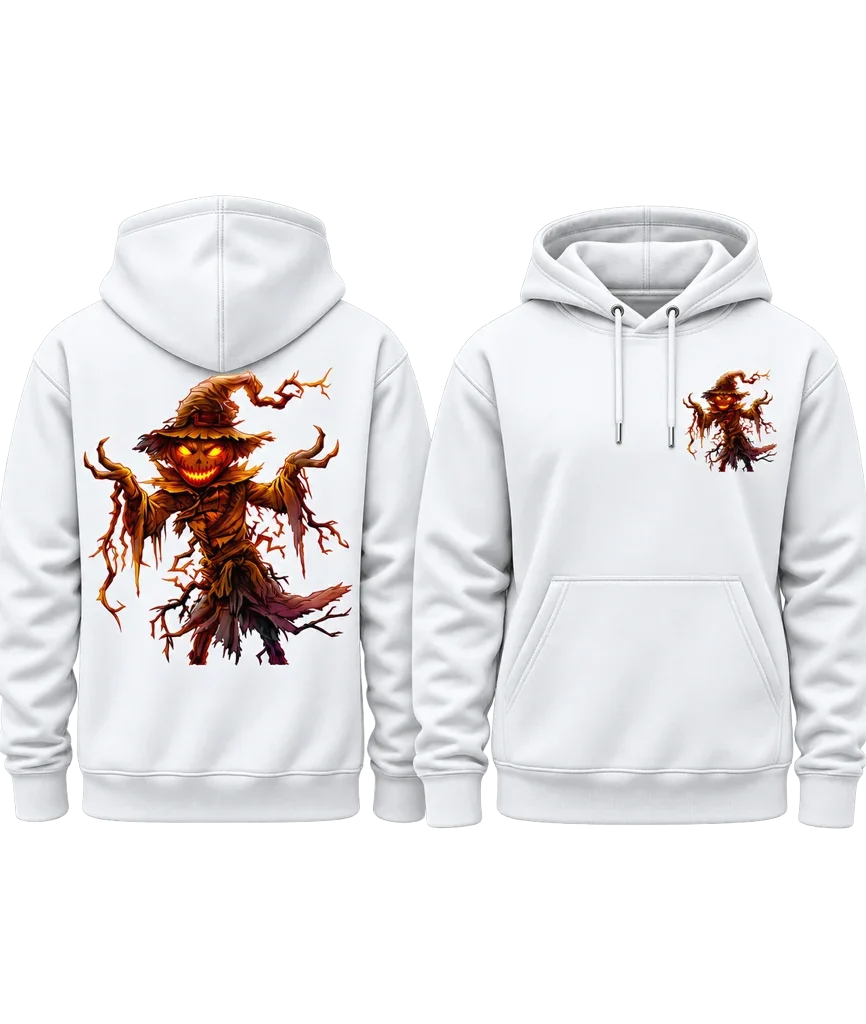 Batman Halloween Scarecrow Jack-O-Lantern Dual-Print Hoodie